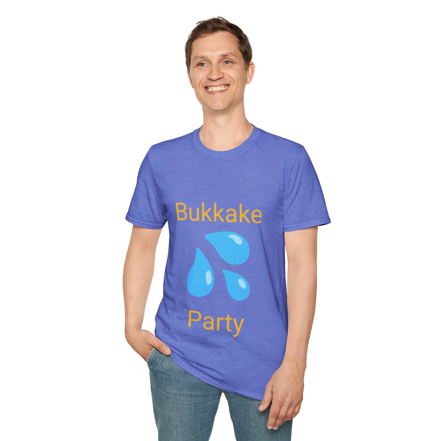 "Bukkake Party" Punny Apparel -- A Jest In Bad Taste original (Unisex Tee)